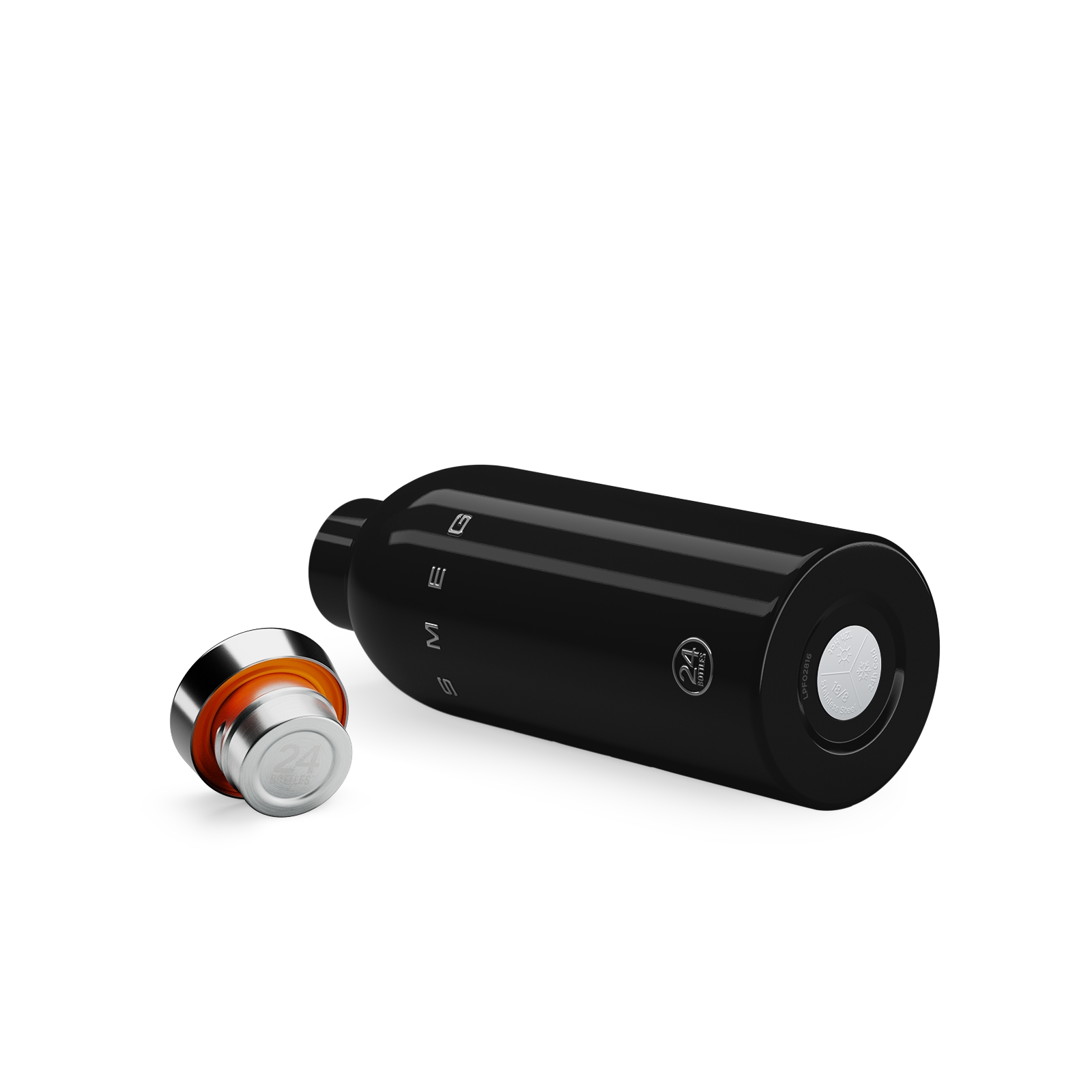 Clima Bottle SMEG x 24Bottles Black - 500 ml