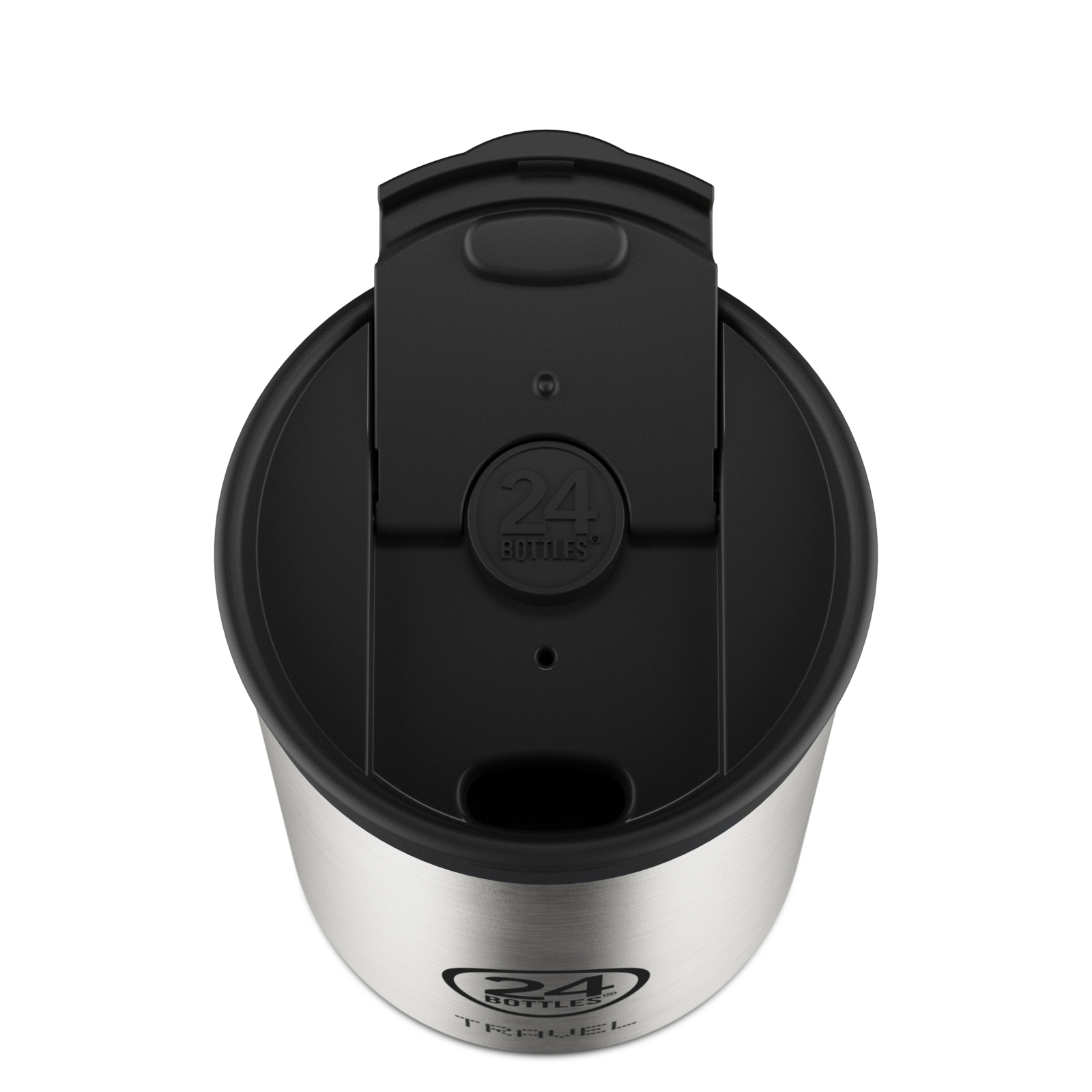 Travel Tumbler Brushed Steel - 350 ml