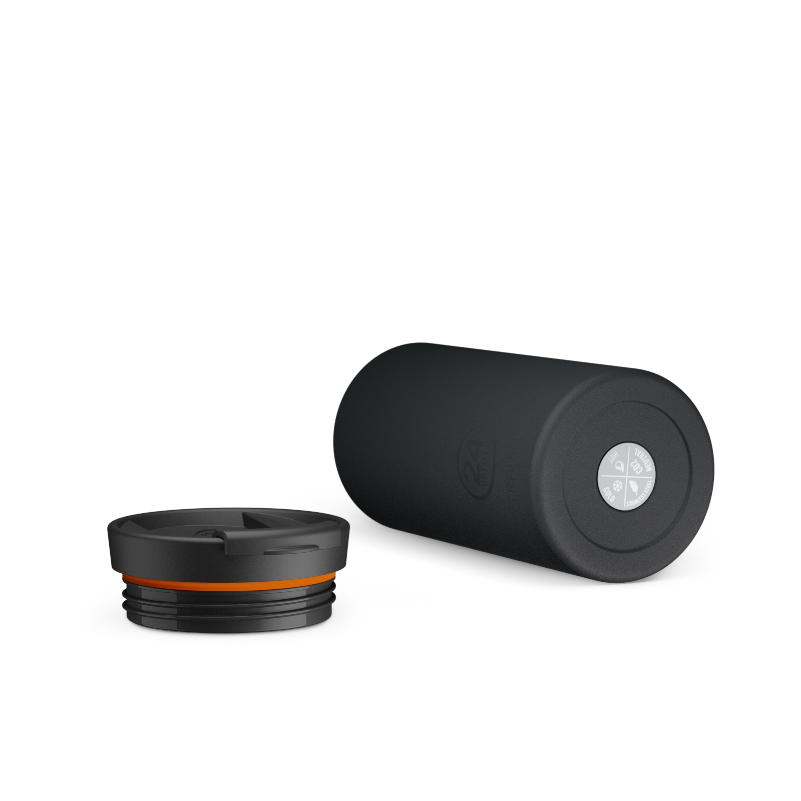 Travel Tumbler Tuxedo Black - 600 ml