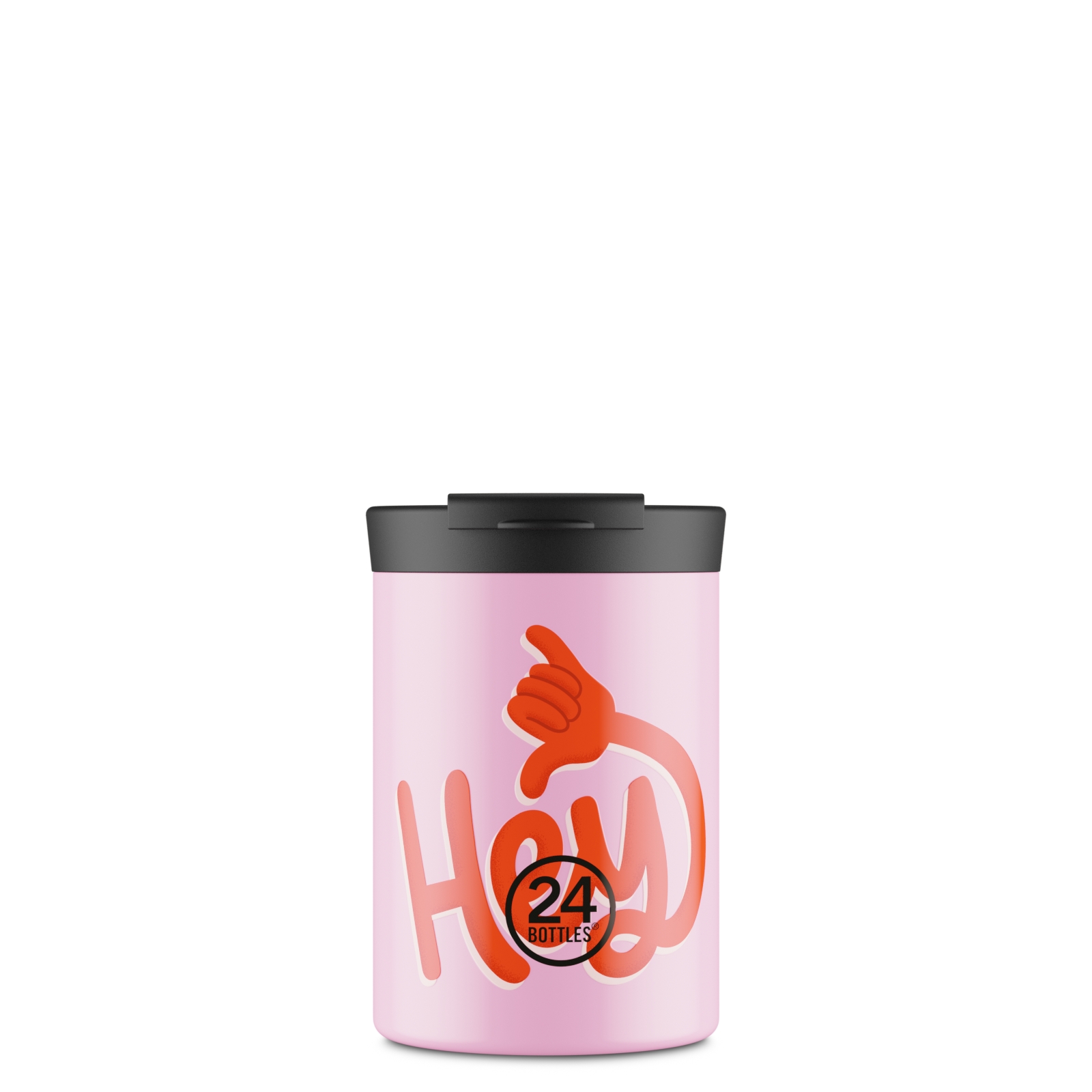 Travel Tumbler Hey! Pink- 350 ml