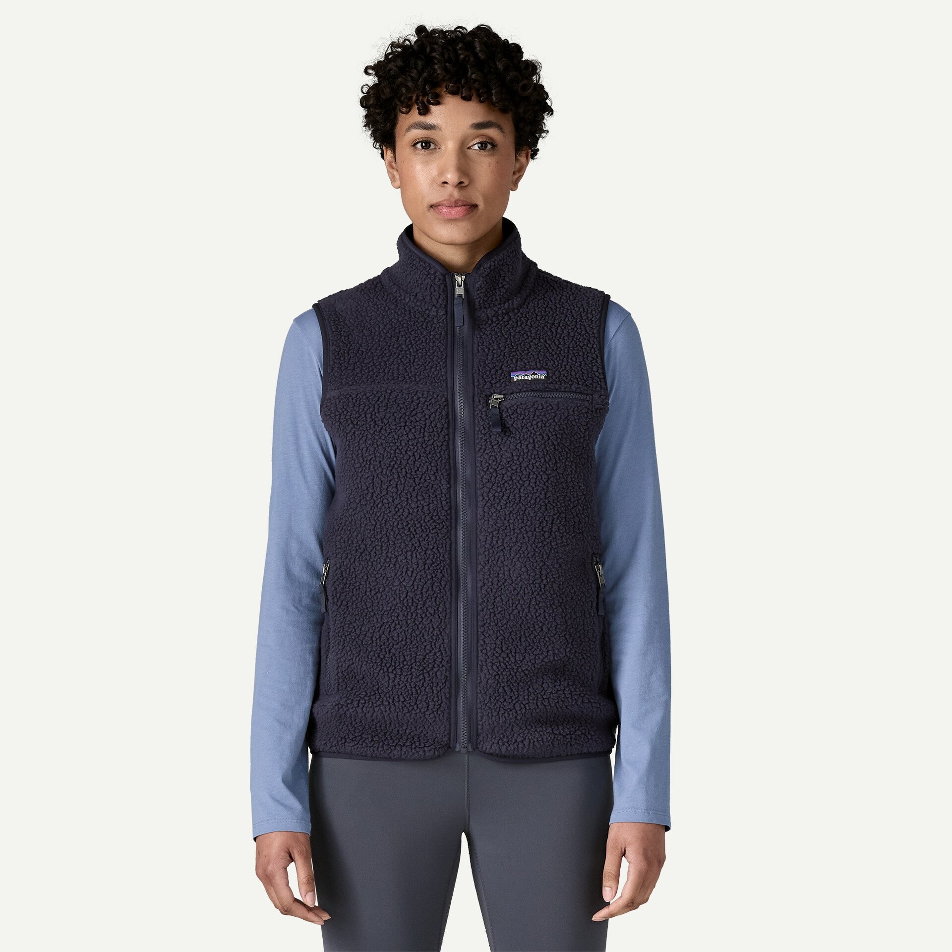 Women's Retro Pile Fleece Vest