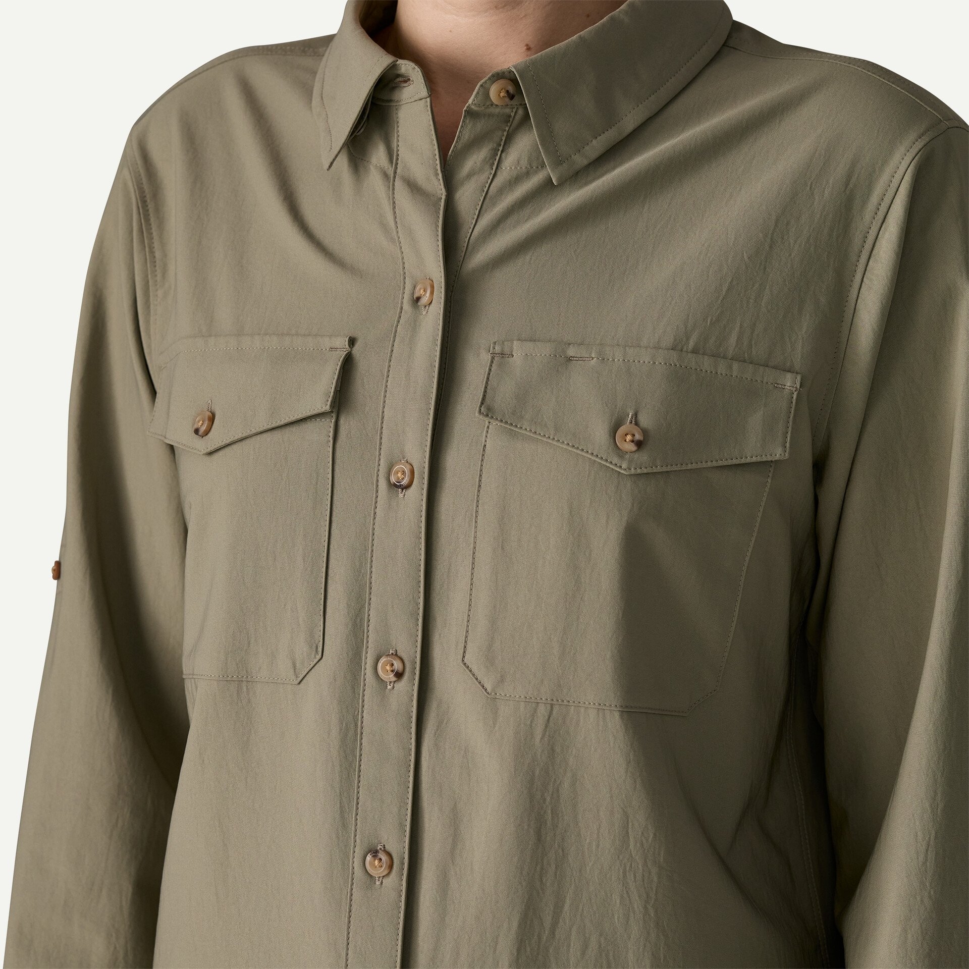 Women's Long-Sleeved Self-Guided Sun Shirt