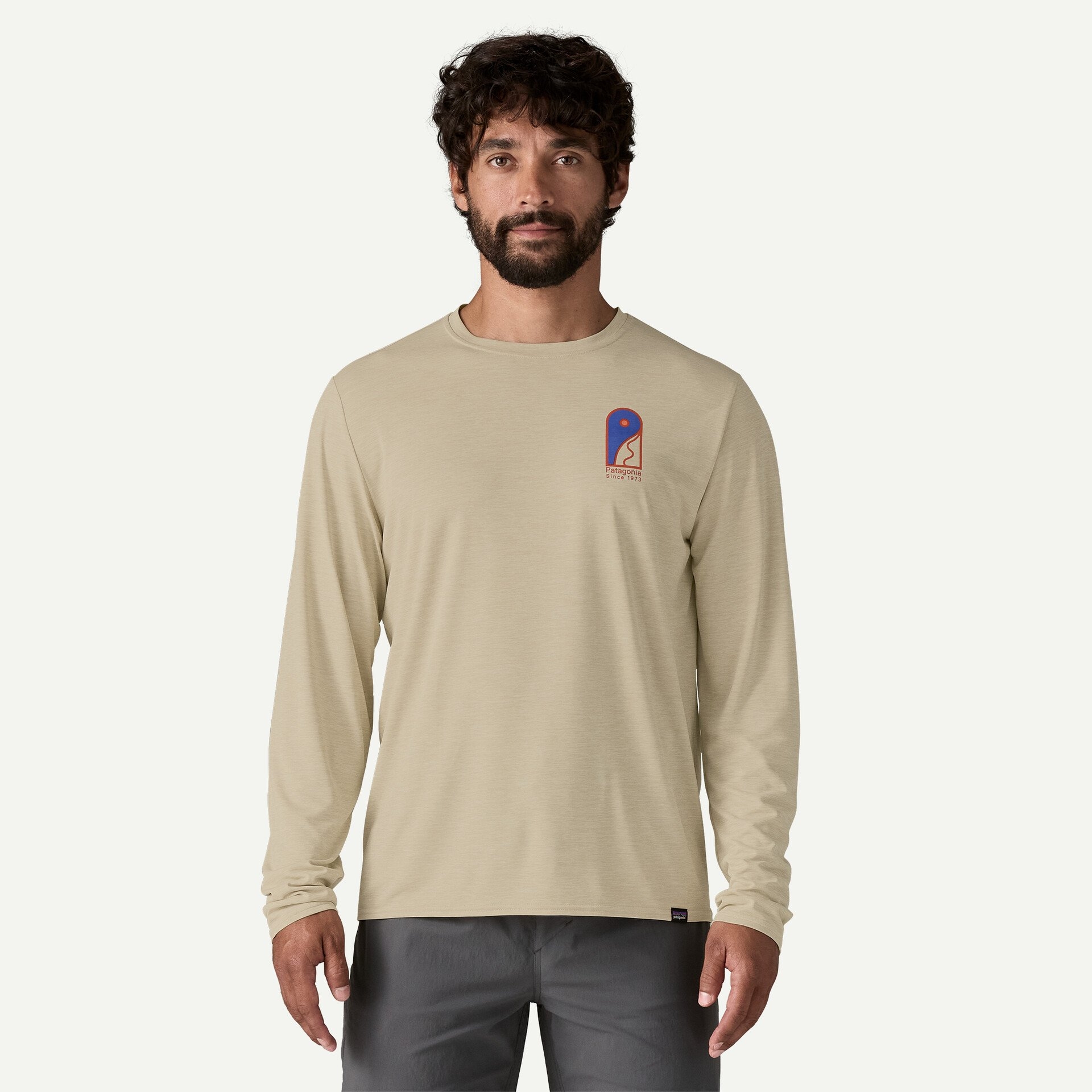 Men's Long-Sleeved Capilene® Cool Daily Graphic Shirt - Lands