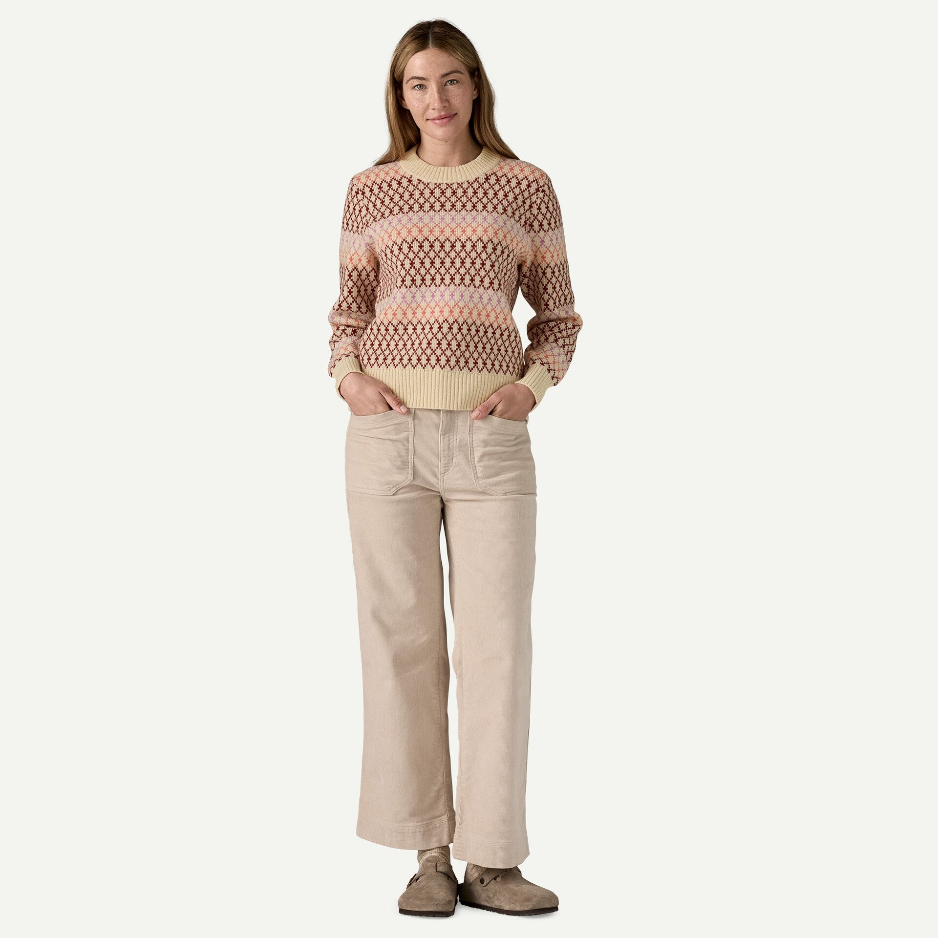 Women's Recycled Wool-Blend Crewneck Sweater
