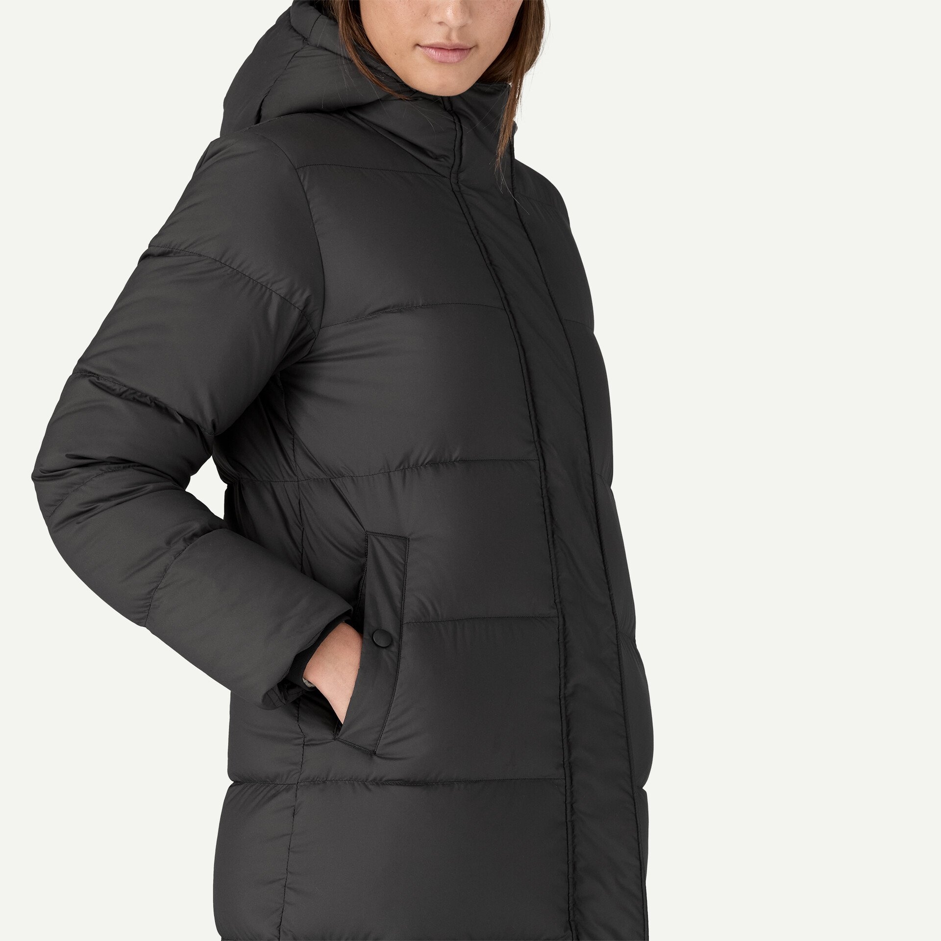 Women's Silent Down Long Parka