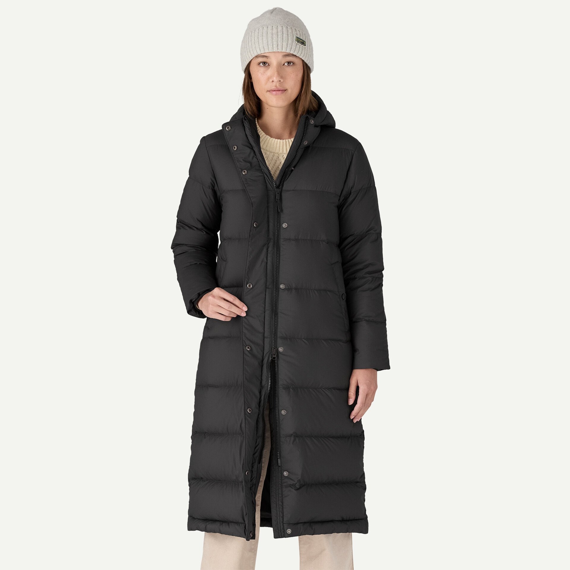 Women's Silent Down Long Parka