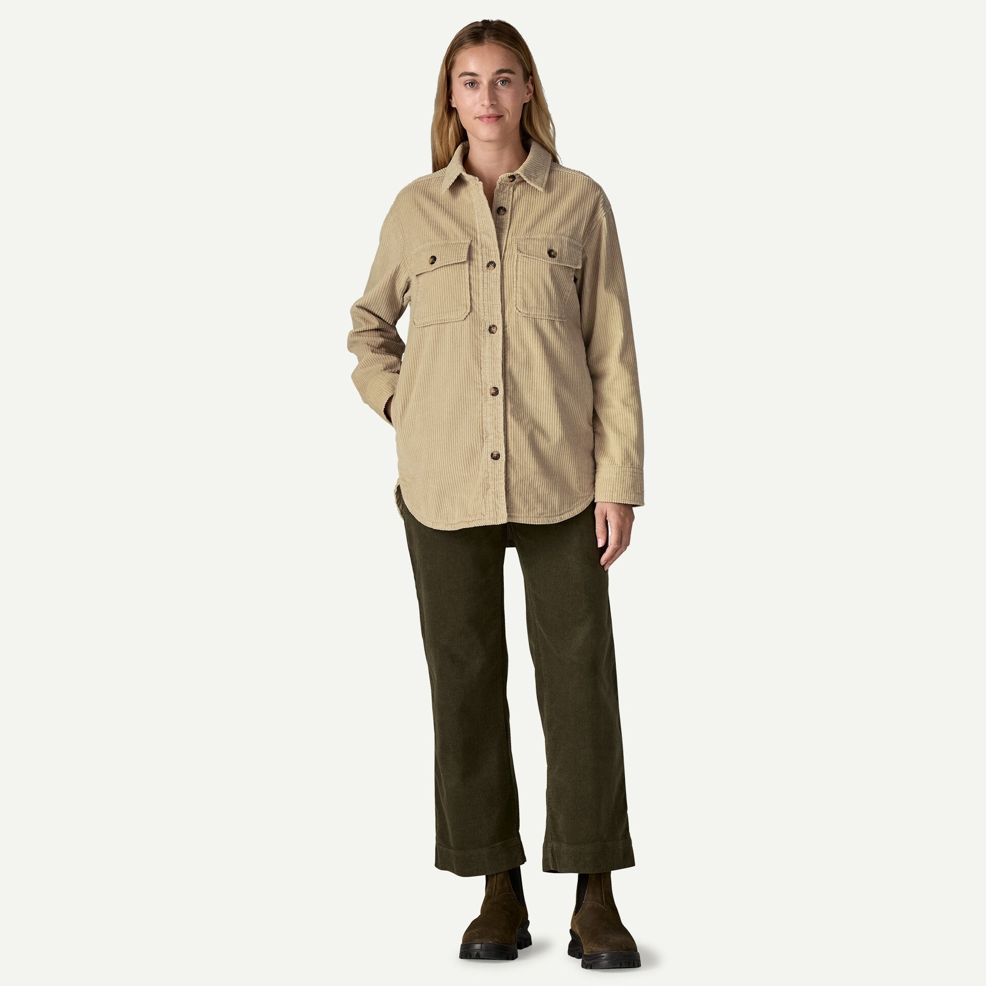 Women's Corduroy Overshirt Jacket