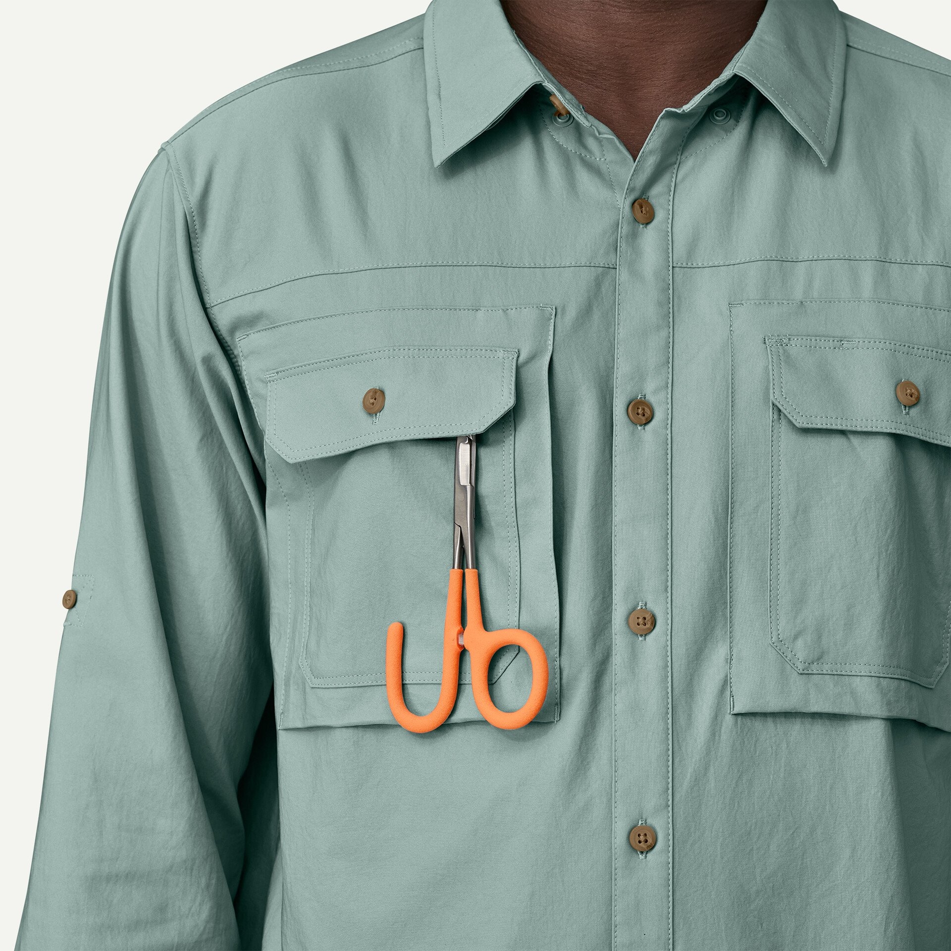 Men's Long-Sleeved Self-Guided Sun Shirt