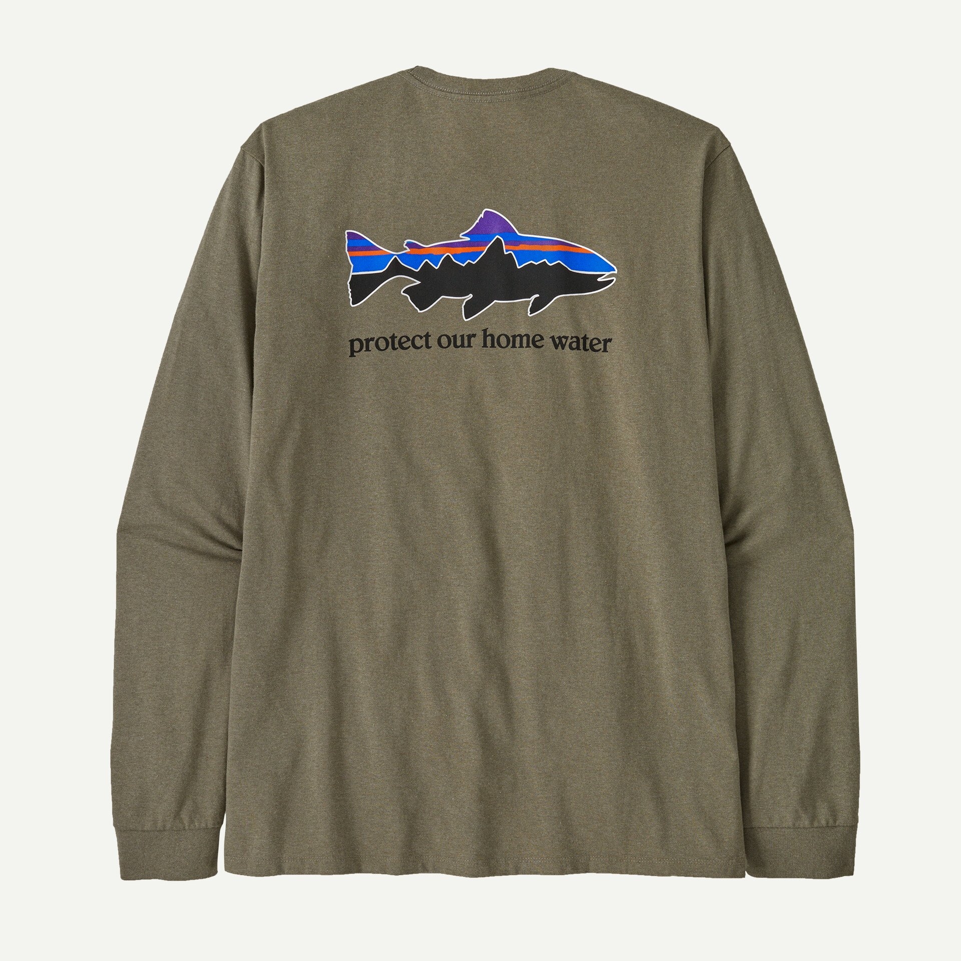Men's Long-Sleeved Home Water Trout Responsibili-Tee®