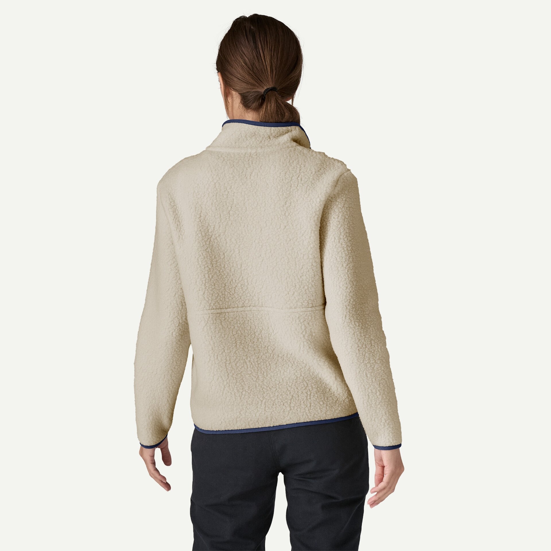 Women's Retro Pile Fleece Marsupial Pullover