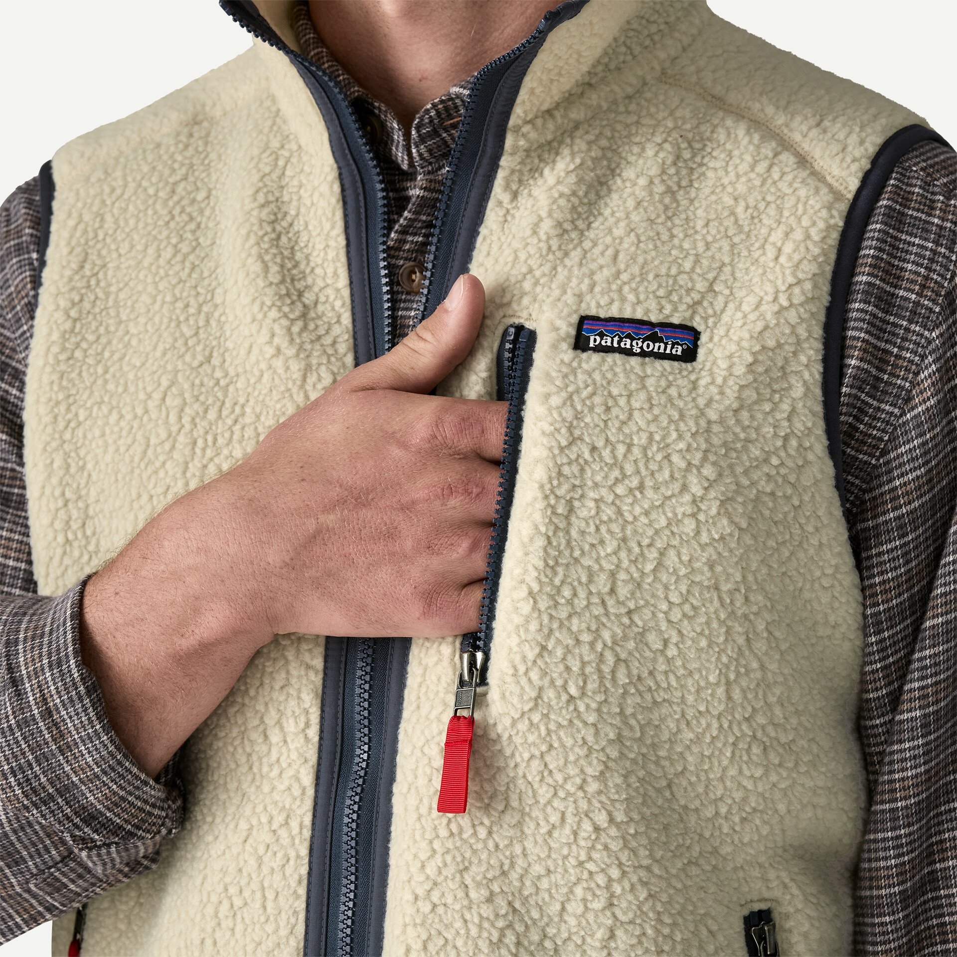 Men's Retro Pile Fleece Vest
