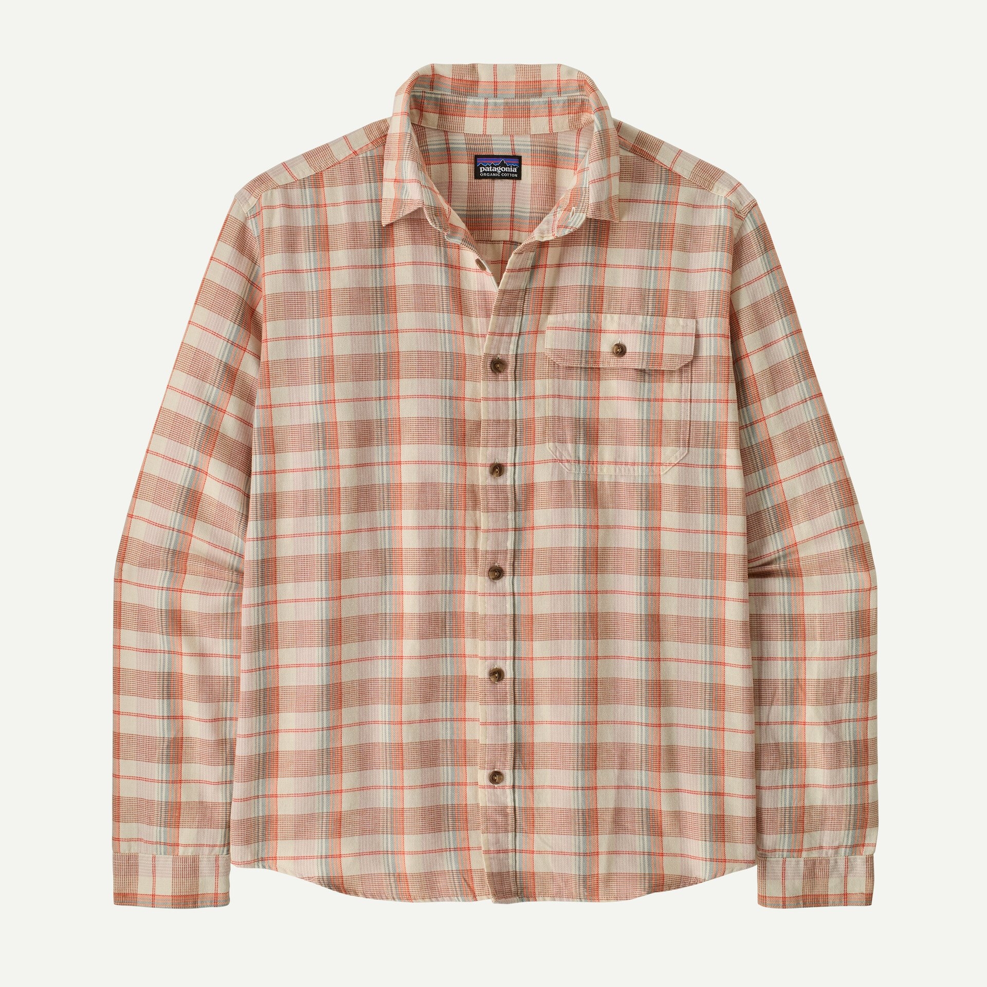 Men's Long-Sleeved Lightweight Fjord Flannel Shirt
