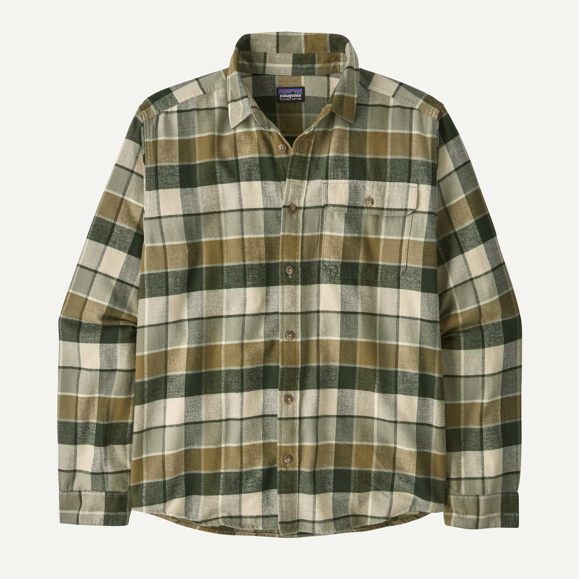 Men's Long-Sleeved Lightweight Fjord Flannel Shirt