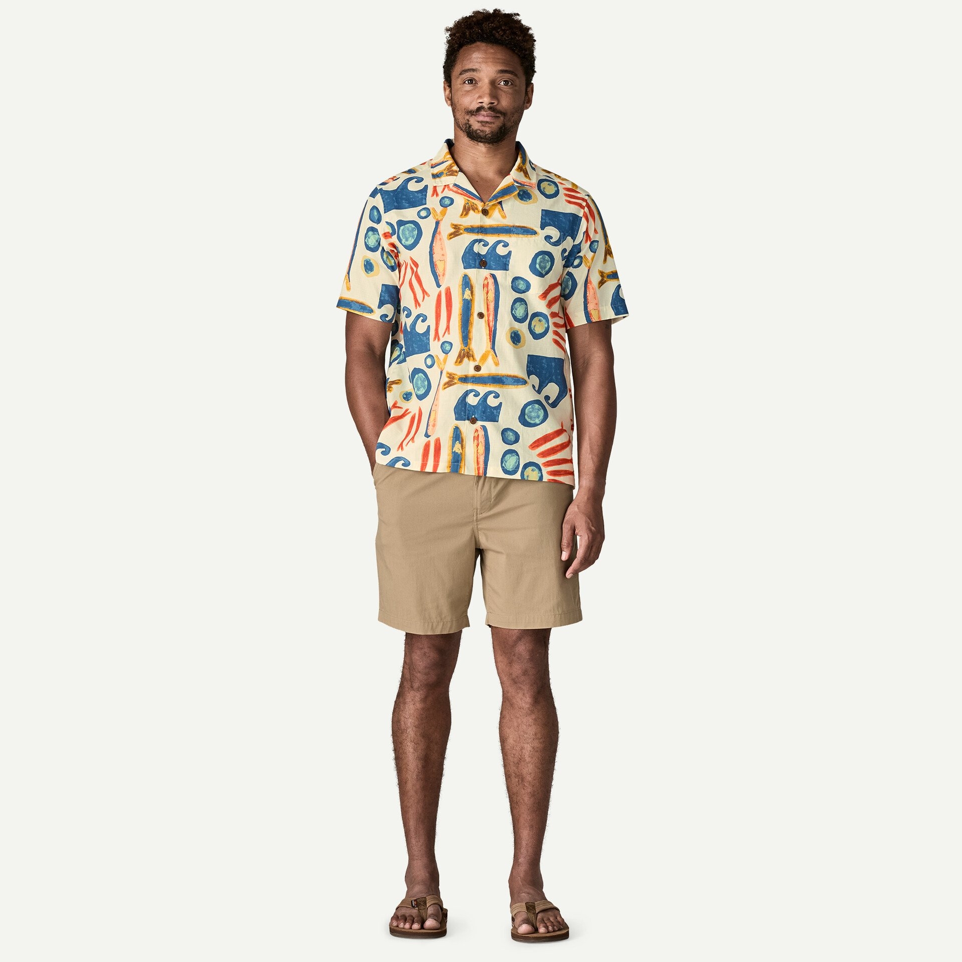 Men's Tidal Threads Camp Shirt