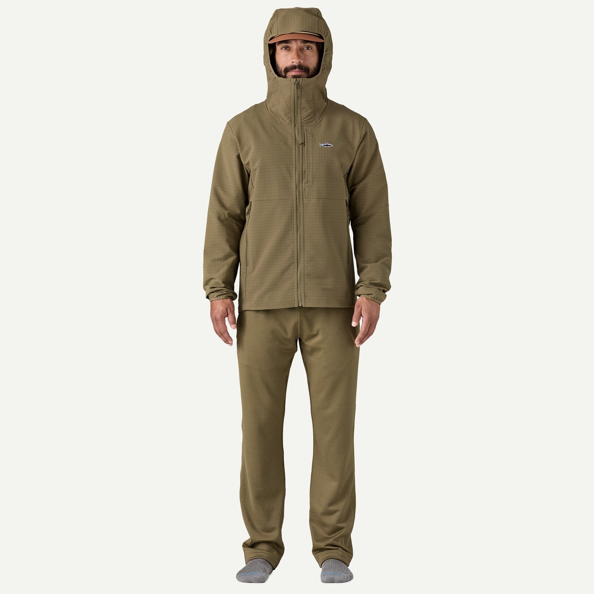 Men's R1® TechFace Fitz Roy Trout Hoody