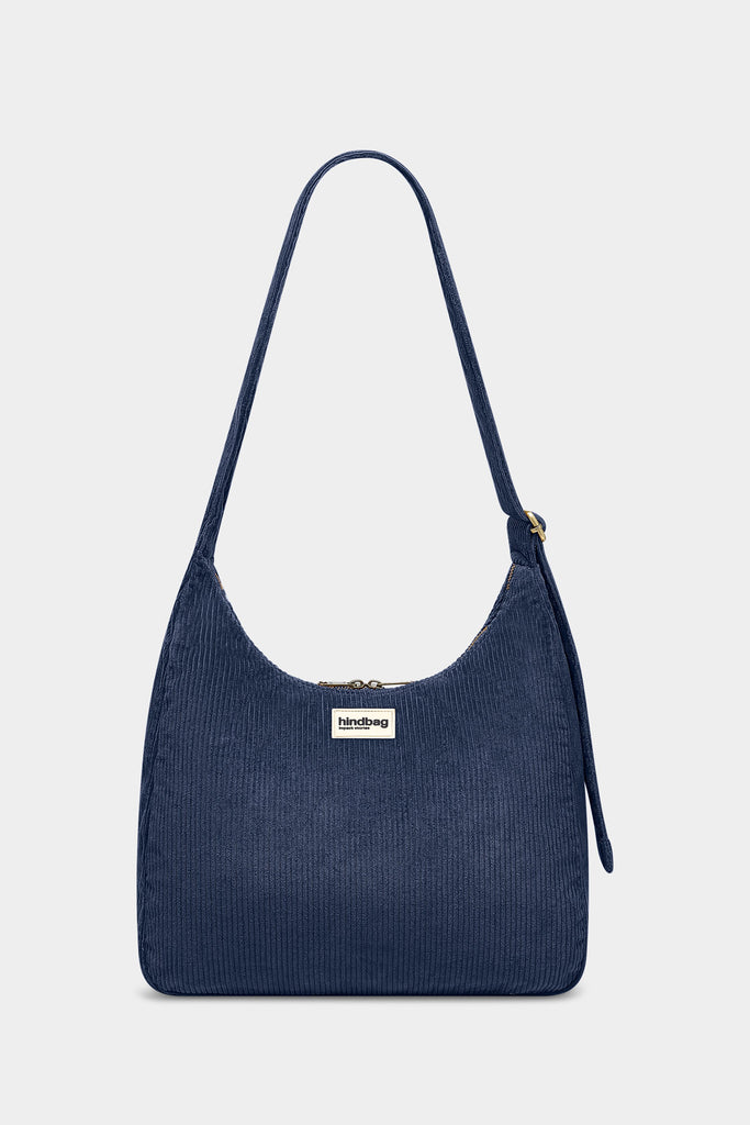 Sac hobo Claire Velours Marine