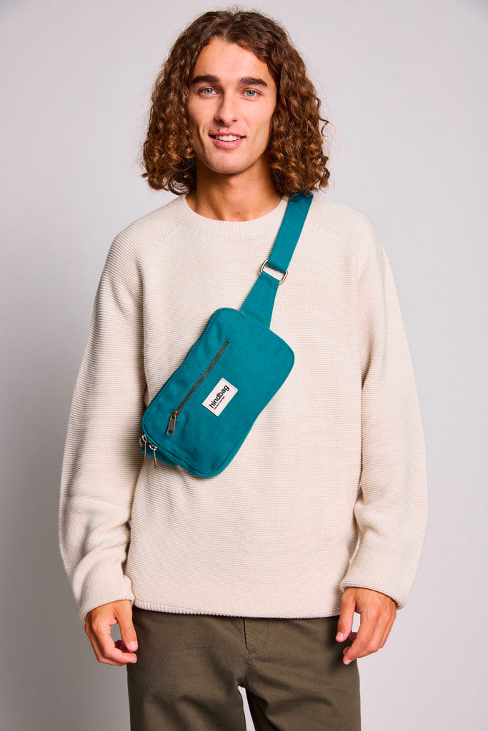 Sac banane Harry Bleu paon