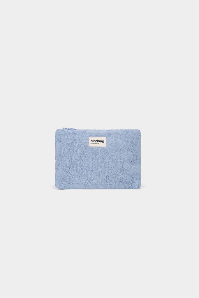 Pochette Ema Éponge bleu nuage