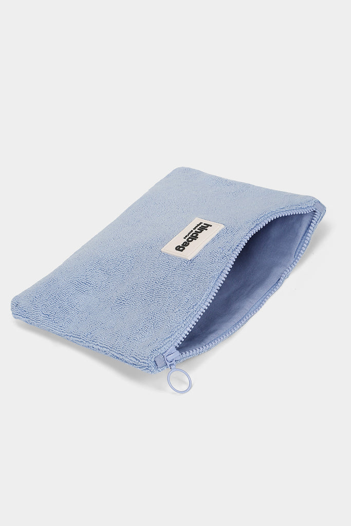 Pochette Ema Éponge bleu nuage