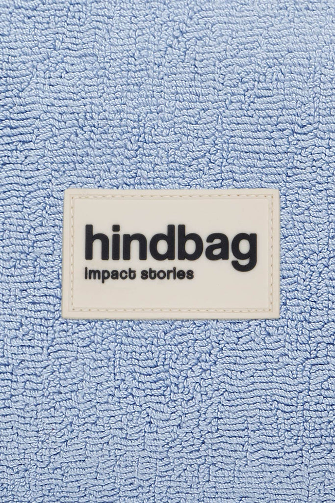 Pochette Ema Éponge bleu nuage