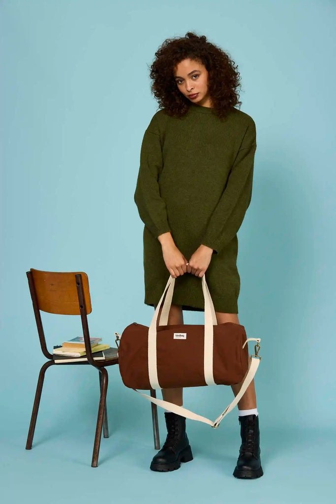 Sac polochon Simon Chocolat