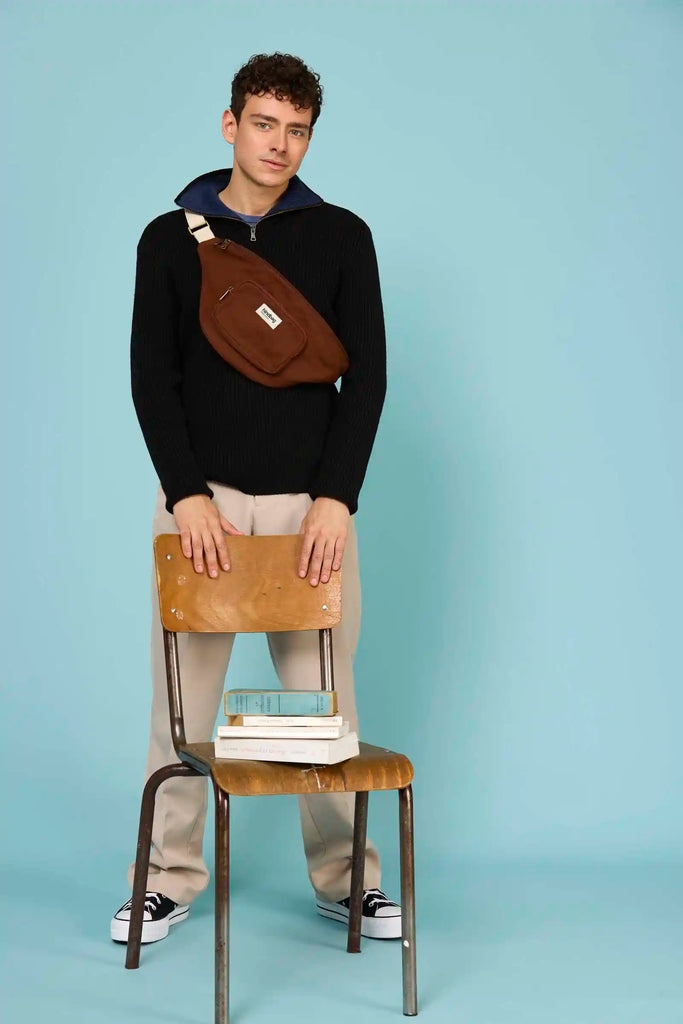 Sac banane XL Sofia Chocolat