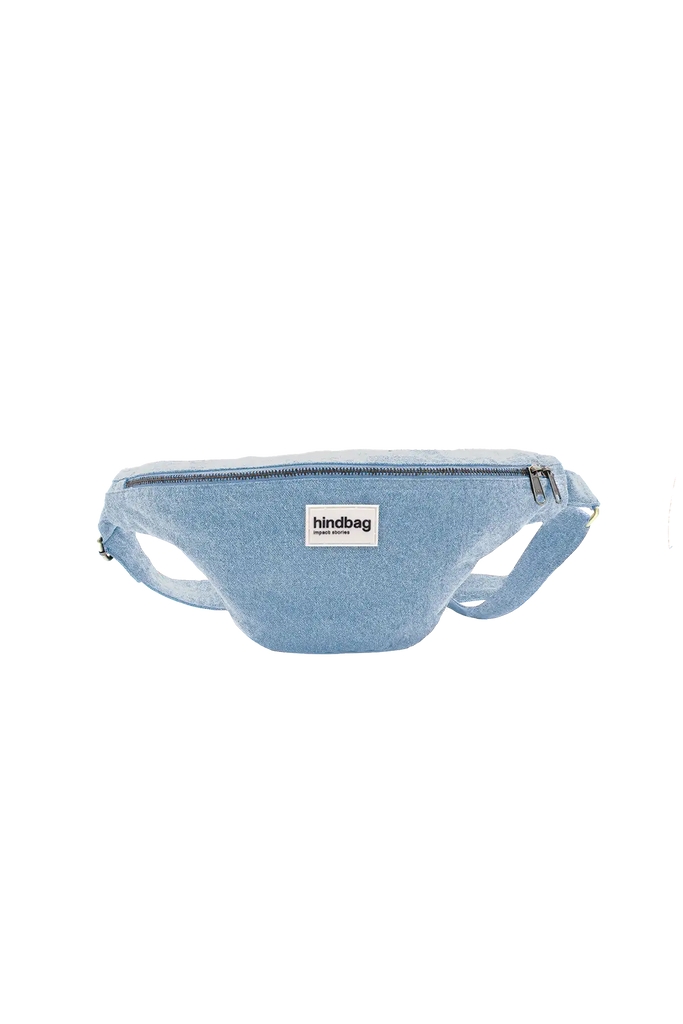 Sac banane L Sasha Denim Bleu