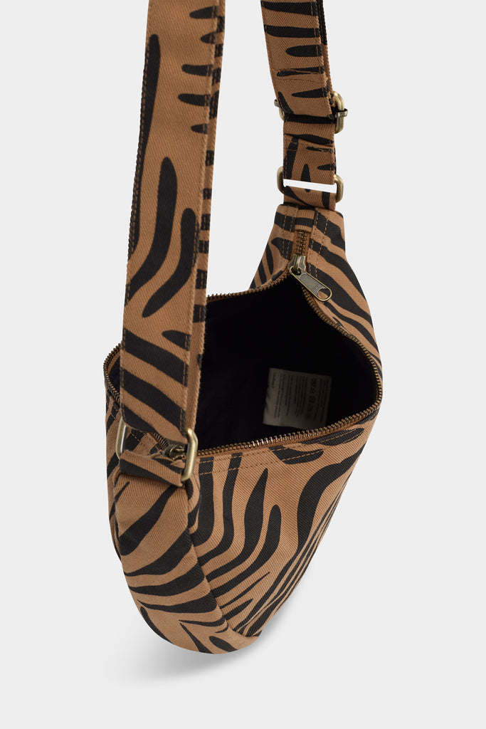 Sac Banane Andrea Zèbre cannelle