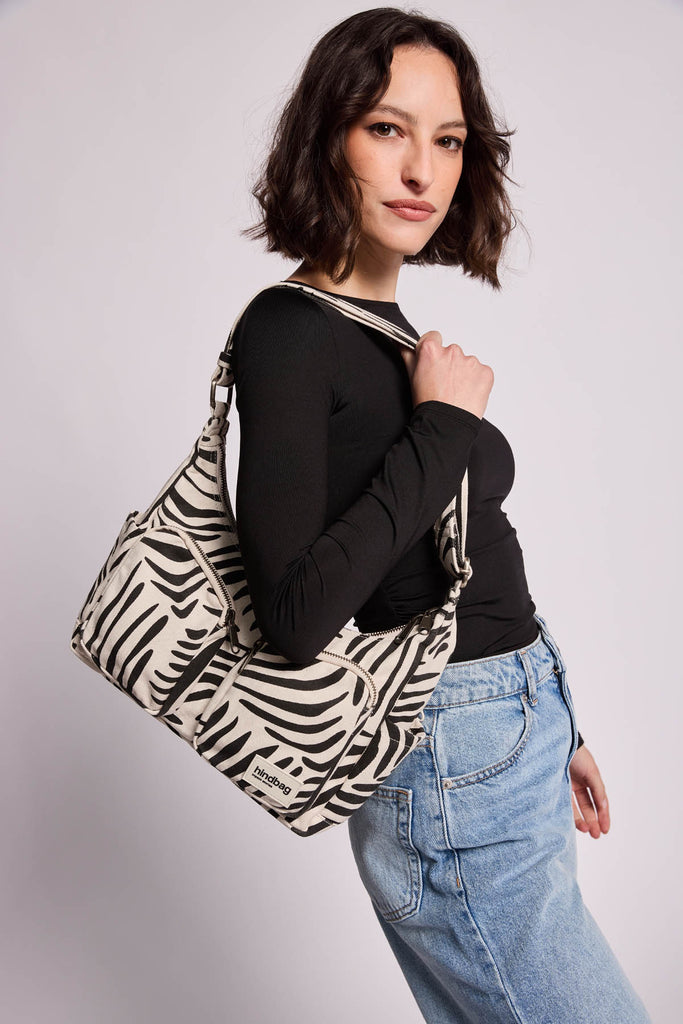 Sac multipocket Emile Zèbre écru