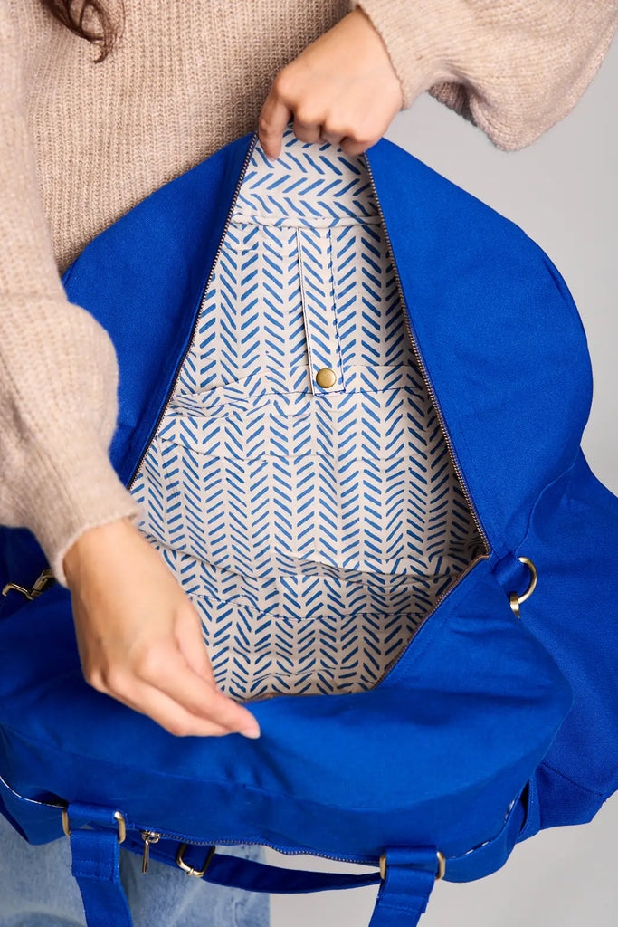 Sac de voyage Yves Bleu électrique