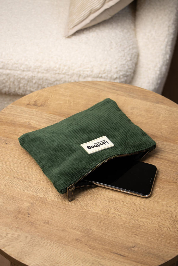 Pochette Lou Velours Sapin