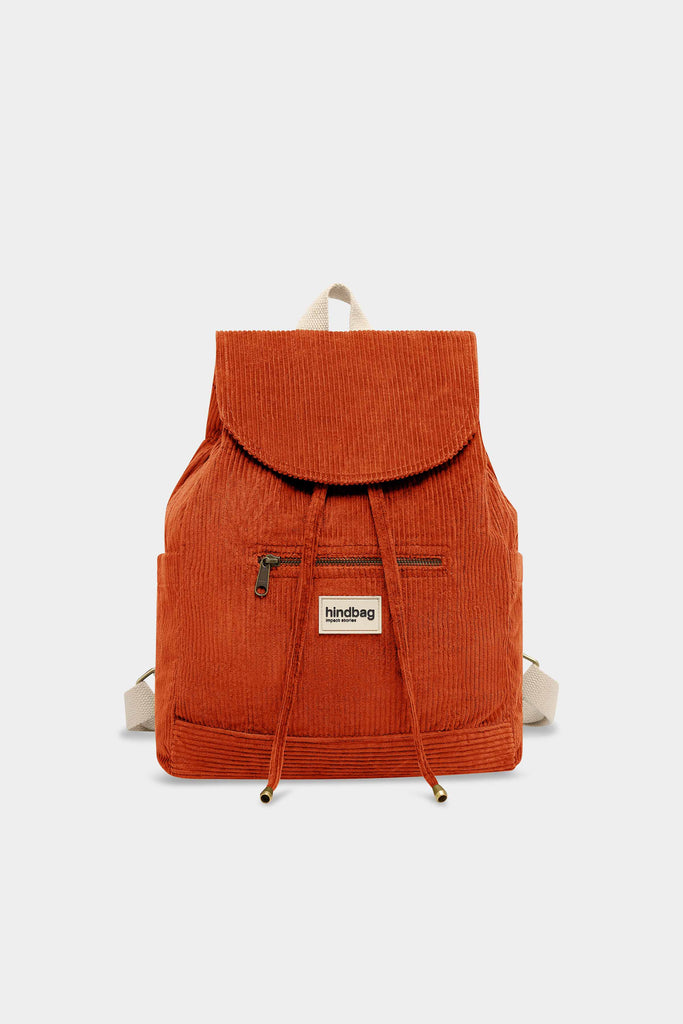 Sac à dos Eliot Velours Brique