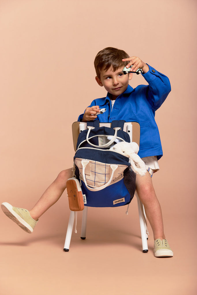 Sac à dos Arthur Tricolore Carreaux