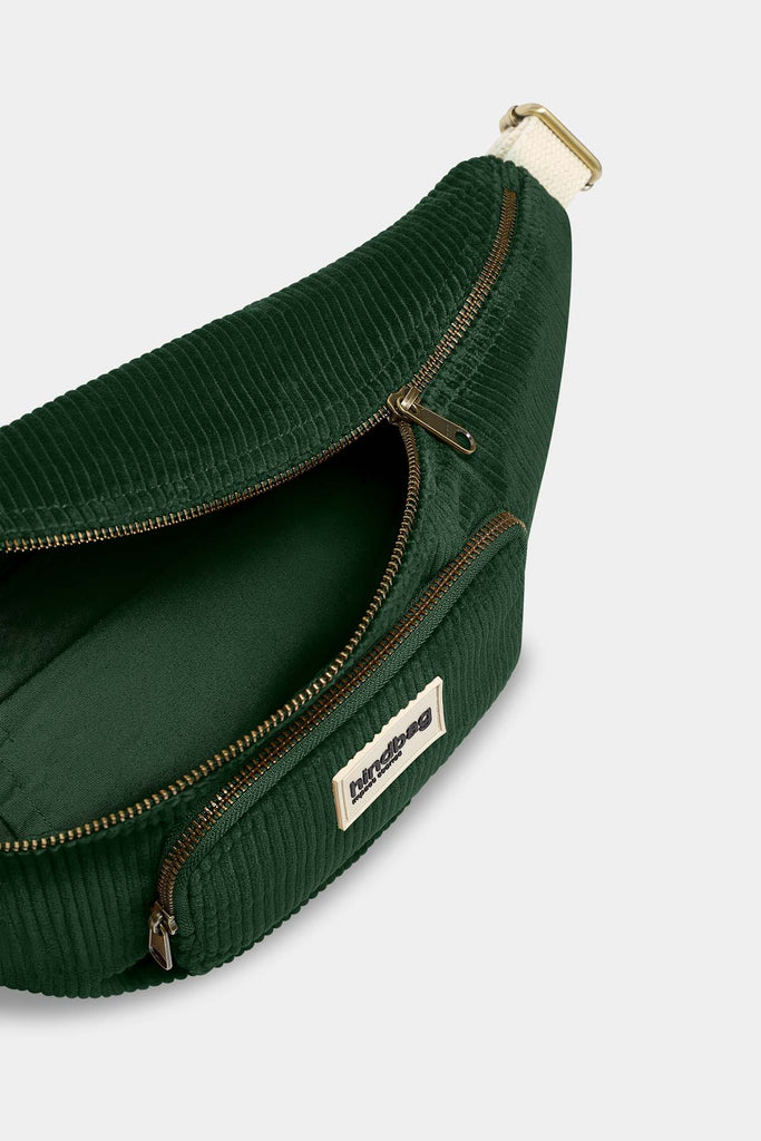 Sac banane XL Sofia Velours Sapin