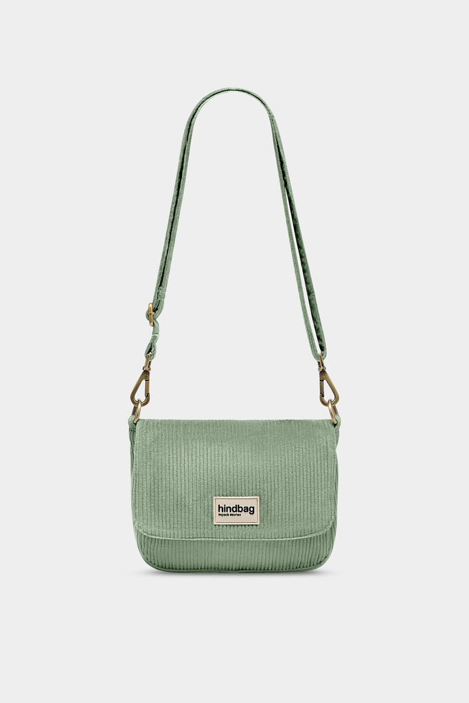 Sac à main Margault Velours Vert d'eau