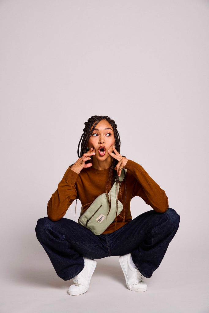 Sac banane Harry Vert argile