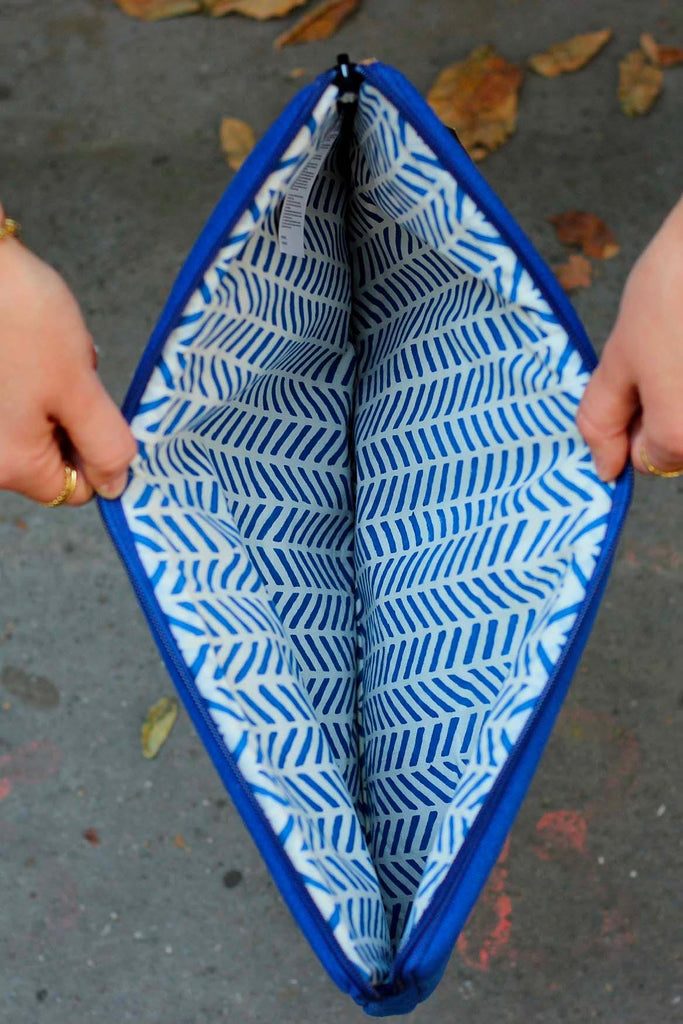 Housse d'ordi Ava Bleu électrique