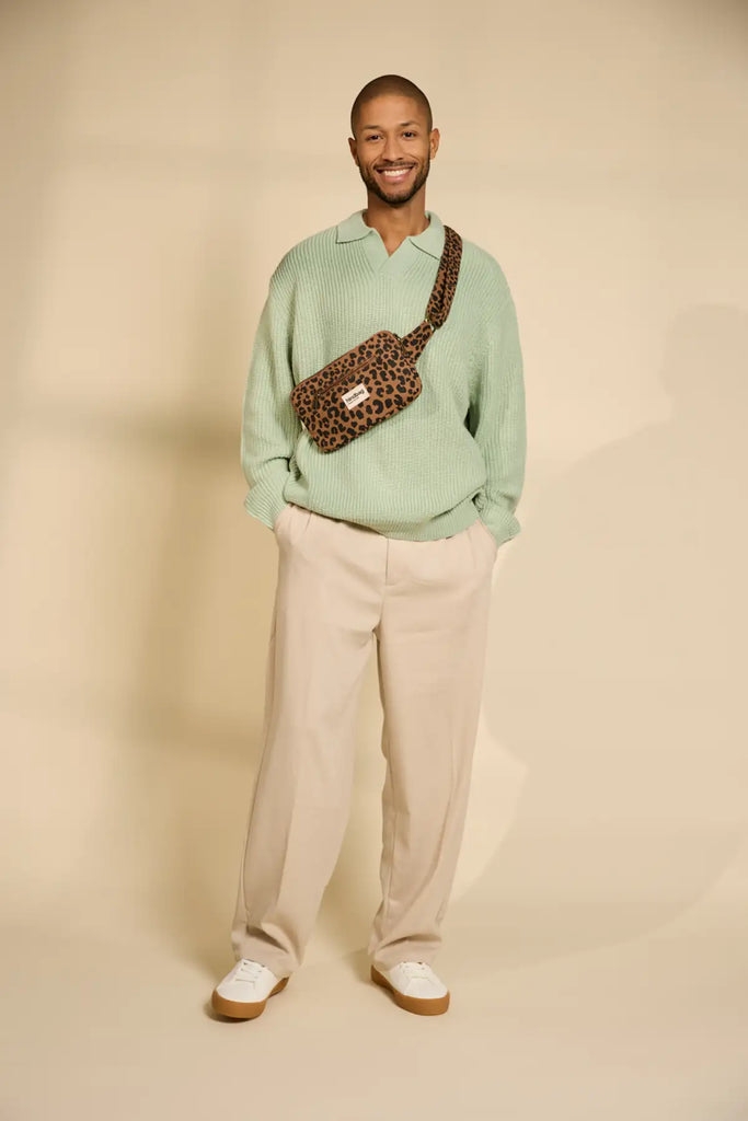 Sac banane Harry Léopard cannelle