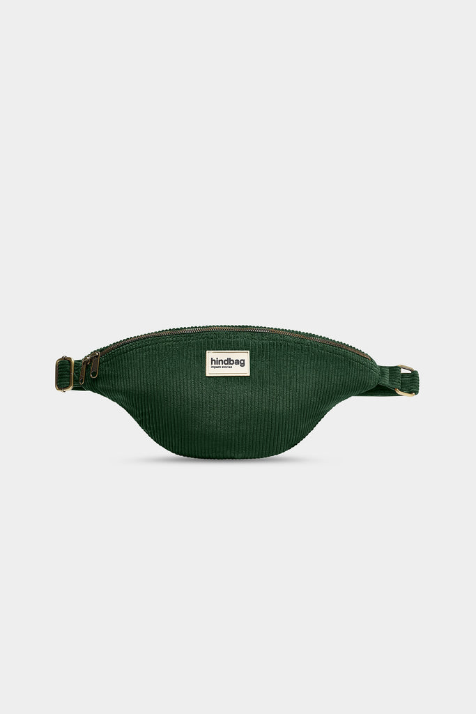 Sac banane L Sasha Velours Sapin