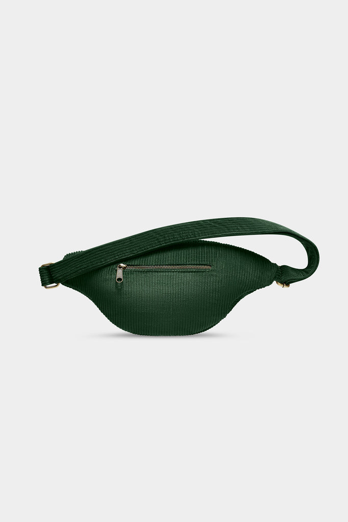 Sac banane L Sasha Velours Sapin