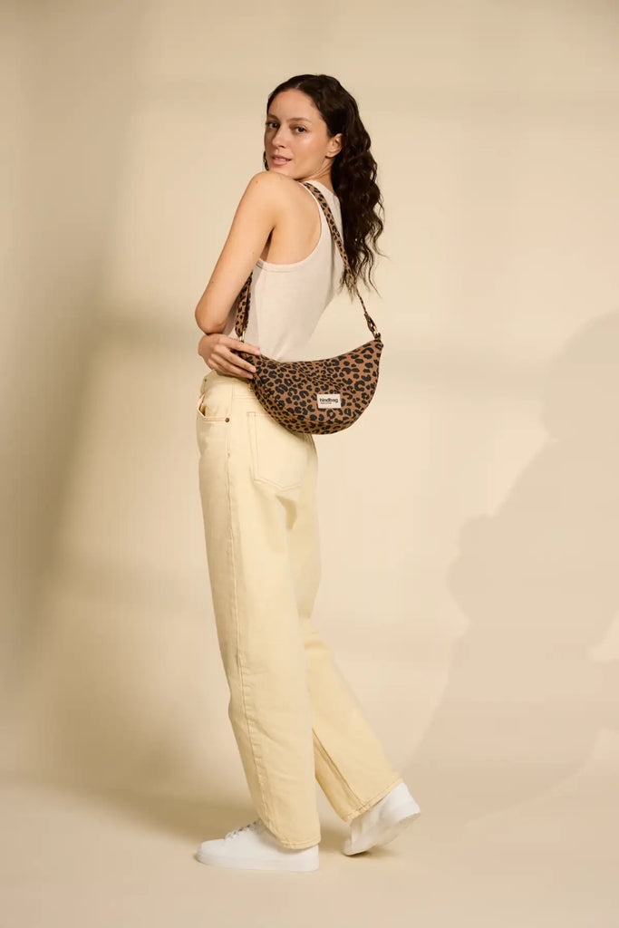 Sac banane Andrea Léopard cannelle