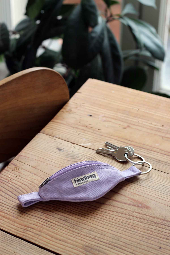 Porte-clés banane Côme Lilas