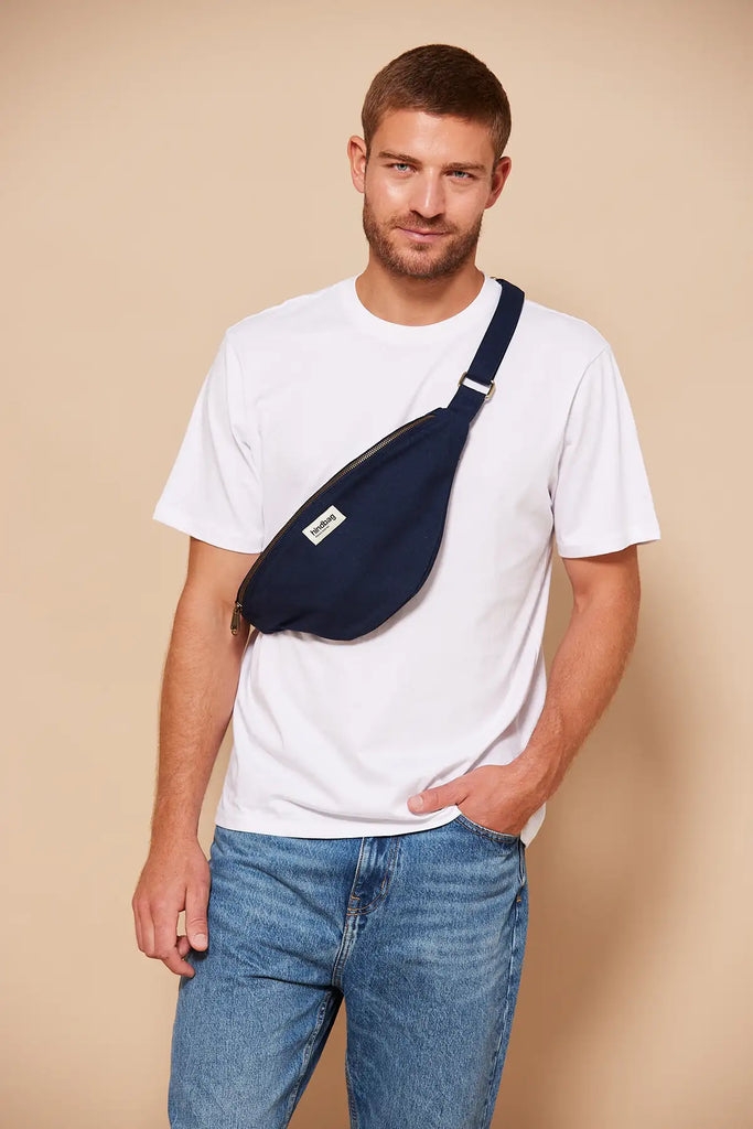 Sac banane L Sasha Navy