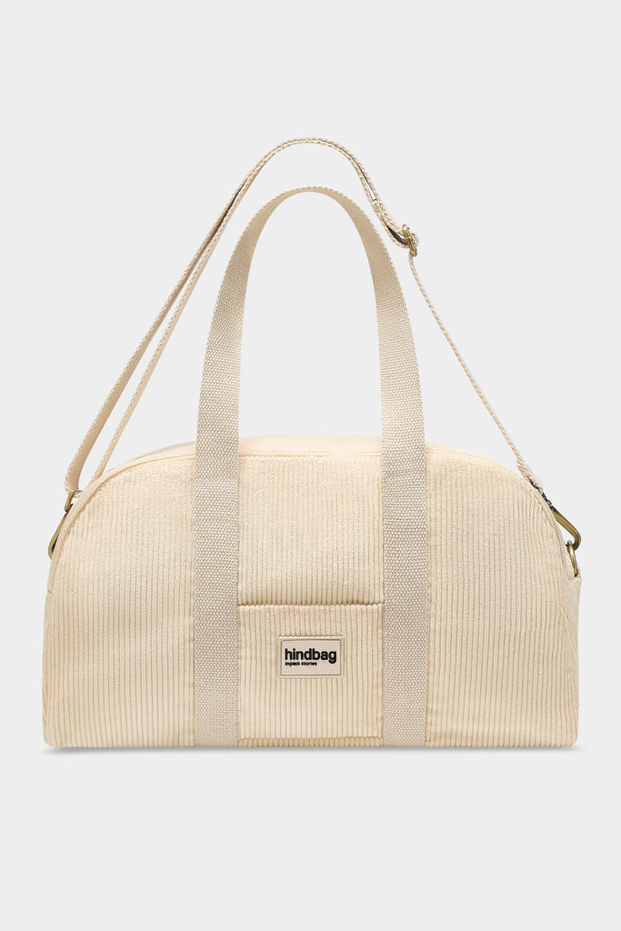 Sac bowling Charlie Velours Beige