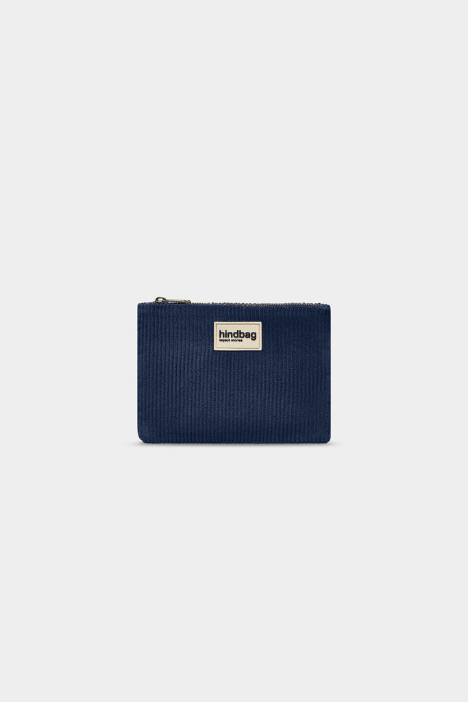 Pochette Lou Velours Marine