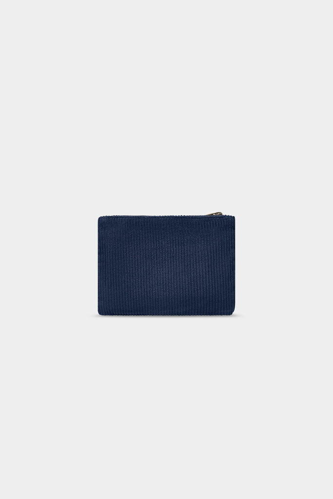 Pochette Lou Velours Marine