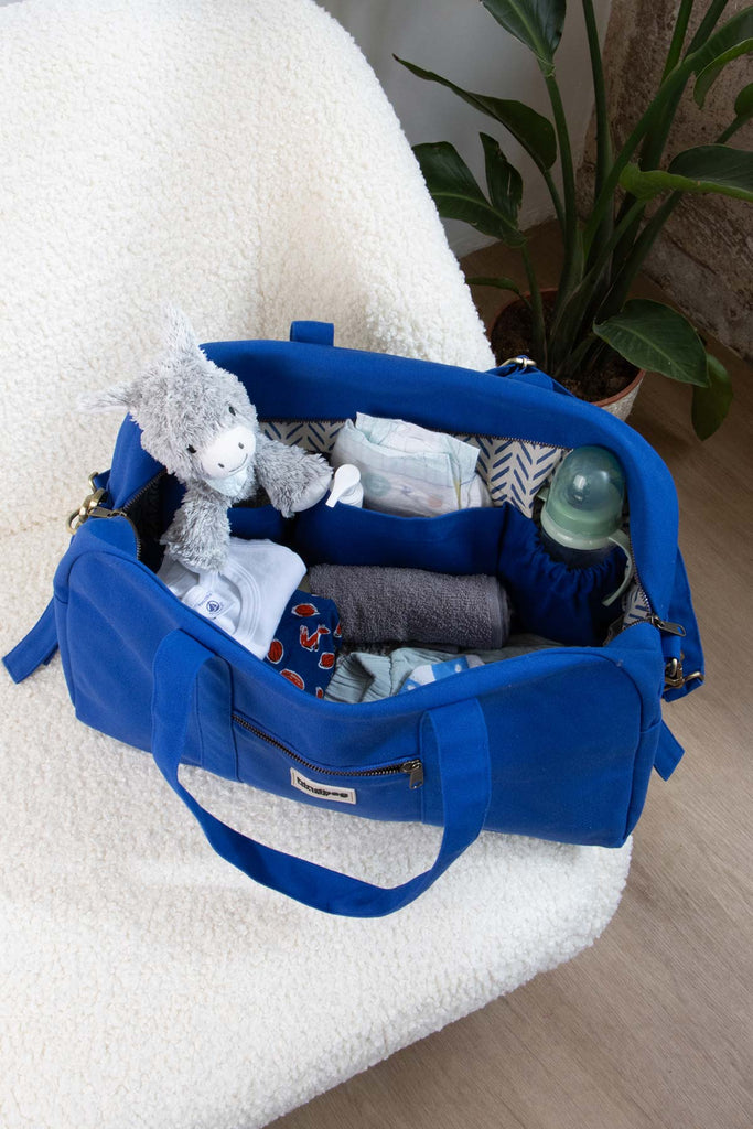 Sac à langer Basile Bleu électrique