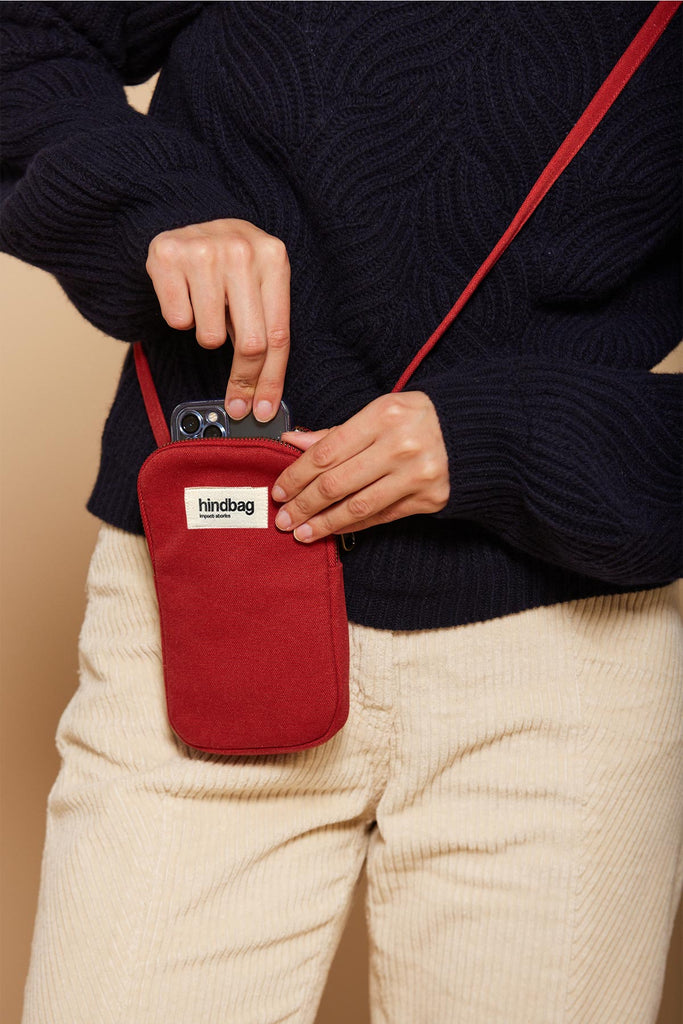 Pochette téléphone Bill Terracotta