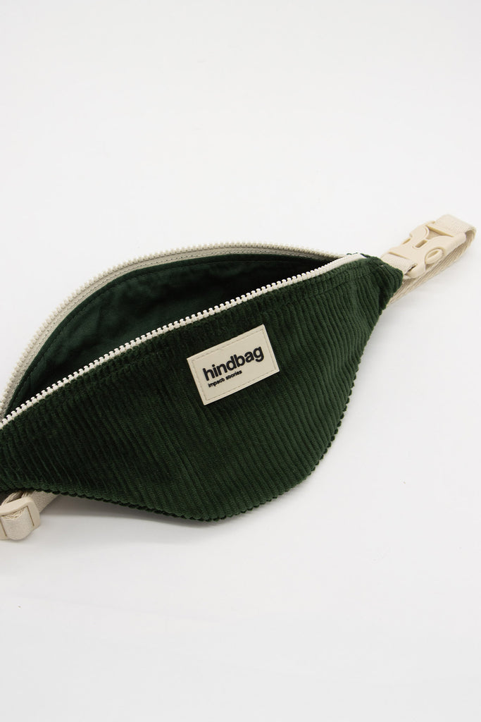 Sac banane enfant Augustin Velours Sapin