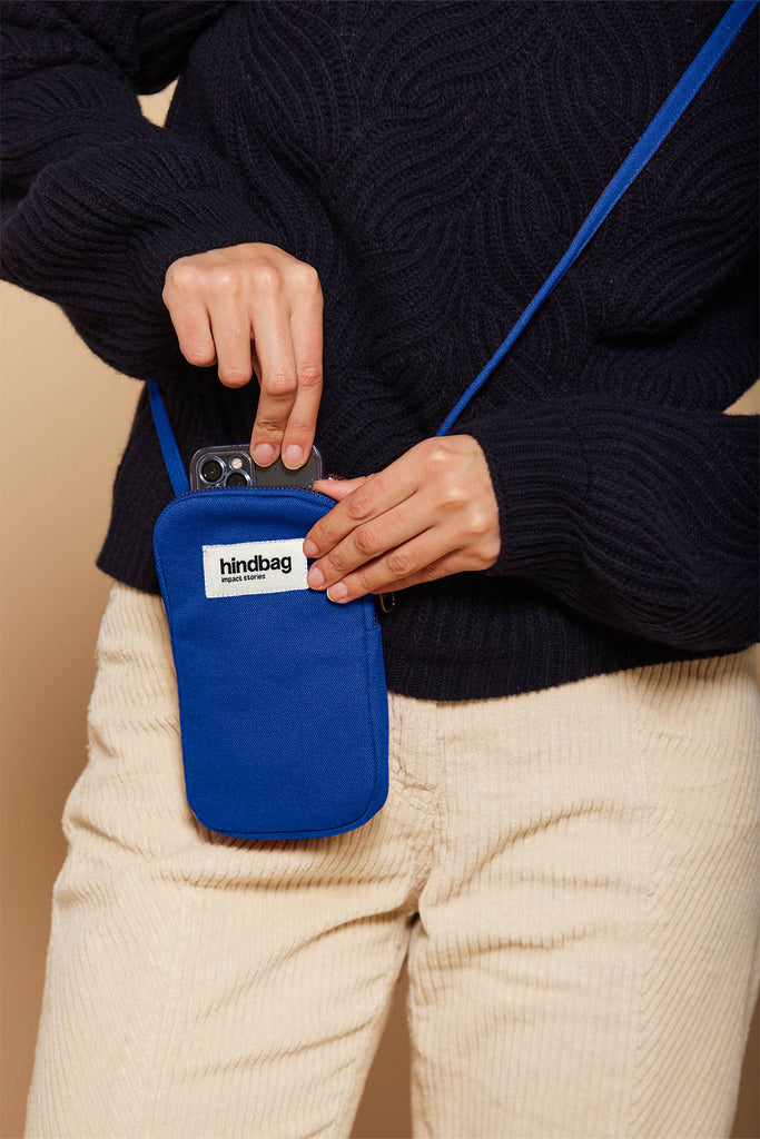 Pochette téléphone Bill Bleu électrique